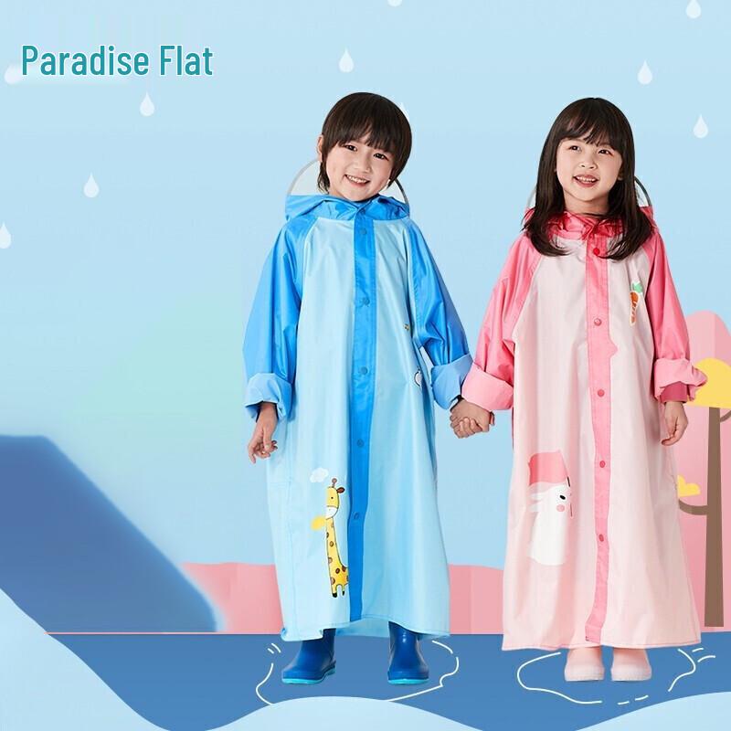 Kids Reflective Backpack Raincoat