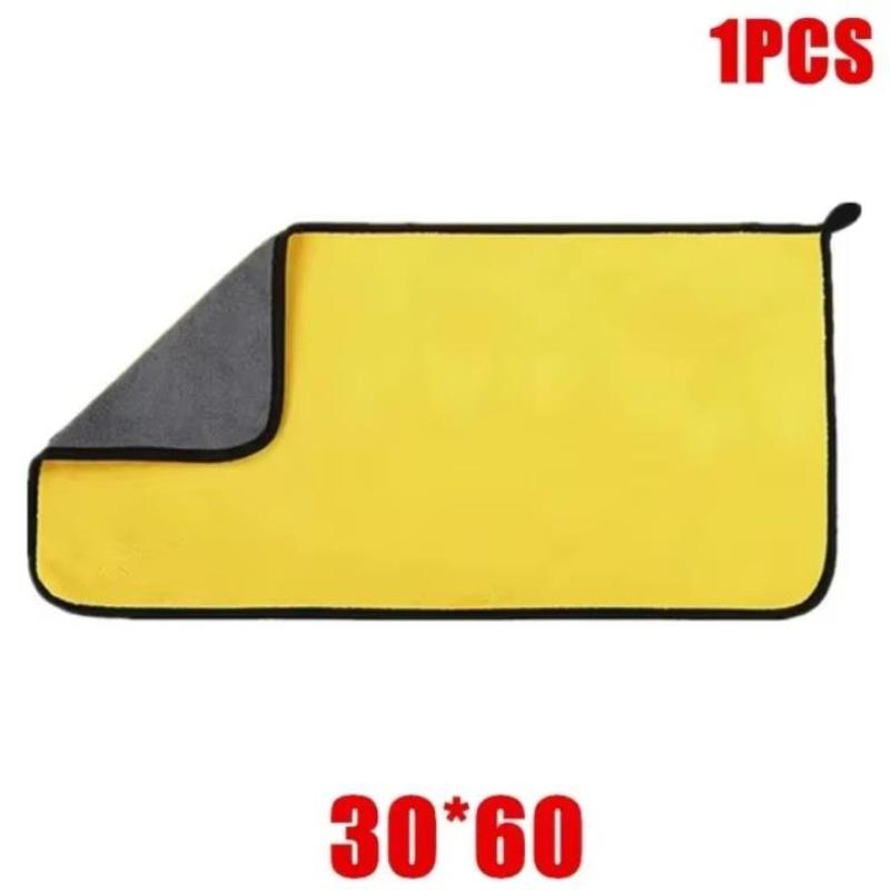 Microfiber Car Cleaning Towels Car Wash Drying Cloth Hemming Microfiber Towel Care Wash Cloth Car Detailing Accessories