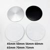 4 buc 45mm 50mm 56mm 60mm 65mm 70mm 75mm Negru/Argintiu Fără Logo Emblema Autocolante Auto Accesorii pentru VW Capac Center Roată Auto Insignă PX7 8R
