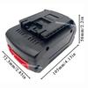 10 Cells 18650 Li-ion Battery Storage Box Plastic Case PCBA Protection Circuit Board for Bosch 18V BAT618 Battery Shell Housings