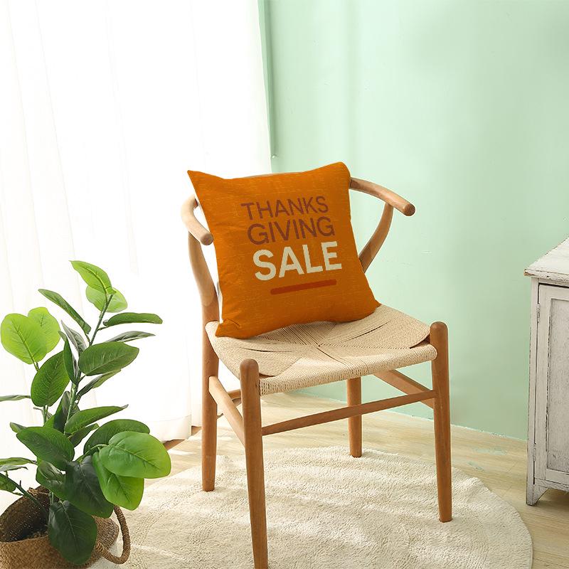 New Thanksgiving Turkey Polyester Pillow Cover Ins Nordic Pillow Cushion Cover Home