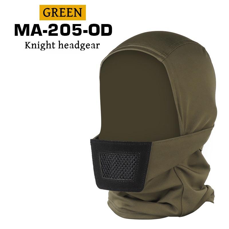 Outdoor Airsoft Mask for Men Sport Mask Headgear Full Face Protection Knight Headwear for Paintball Camping Sport Cycling