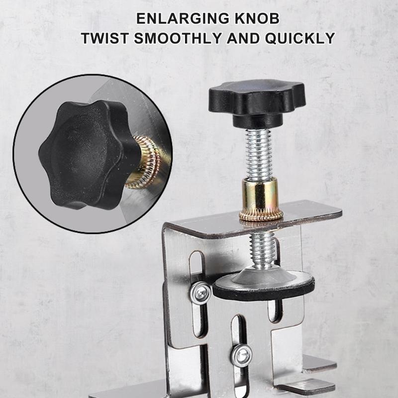 Lightweight Stainless Steel Jig Positioning Support Tool for Cabinet Door Wardrobe Mounting Frame Clamp Professional Use