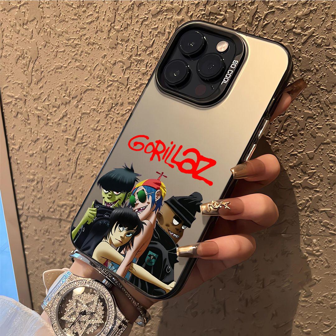 

Fashion Rocks Gorillazs Hot Phone Case For IPhone 17 16e 16 15 14 13 12 11 Mini Pro Max X XR XSMAX 8 7 Air Plus Matte Back Cover iPhone 13 Pro