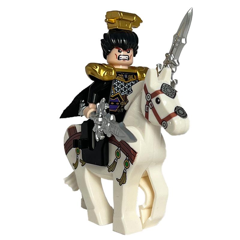 Three Kingdoms Xiaoxia Series Ancient Chinese Generals And Soldiers Doll Children'S Assembled Building Block Toy