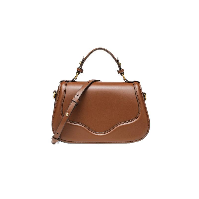 2025 Small Women Shoulder Bags Handbags Excellent PU Leather Saddle Bag With Two Straps Fashion Branded Crossbody Bag For Ladies Purse