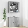 Hohes Buffet - Maison Exclusive - Sonoma - Grau - Holzwerkstoff