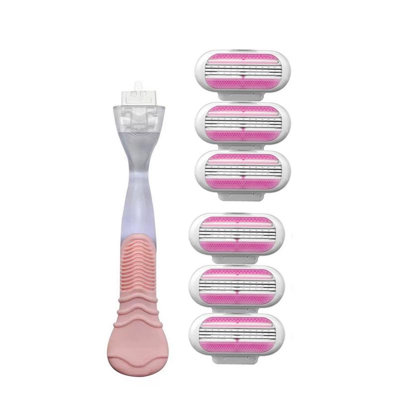 Women's Triple-Blade Underarm Razor with Replaceable Head