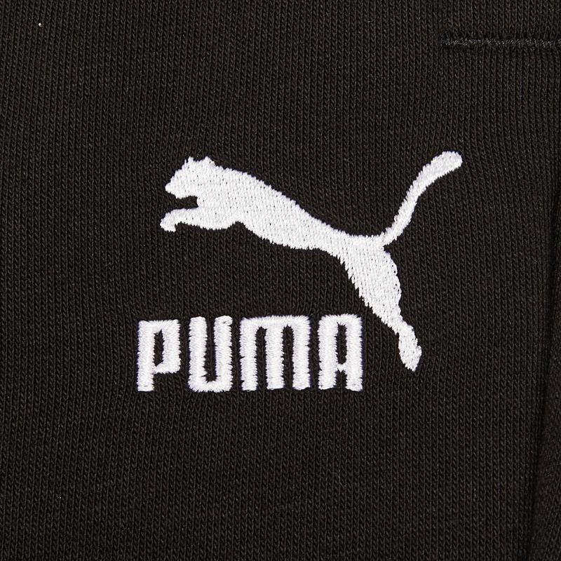 Puma Pevné ležérne pletené športové nohavice Pánske spodné diely Čierne 537850-01