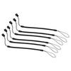 6PCS Elastic Pen Lanyard Retractable Spring Coil Strap Anti Lose Pen Leash with Ring for Tethering Drawing Pens
