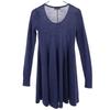 8100 Wool Long Sleeve Knit One Piece S Navy System Ron Herman Women Used