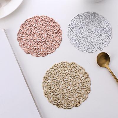 Non-slip Placemat Household Heat-Resistant PVC Dining Drinking Cup Coaster