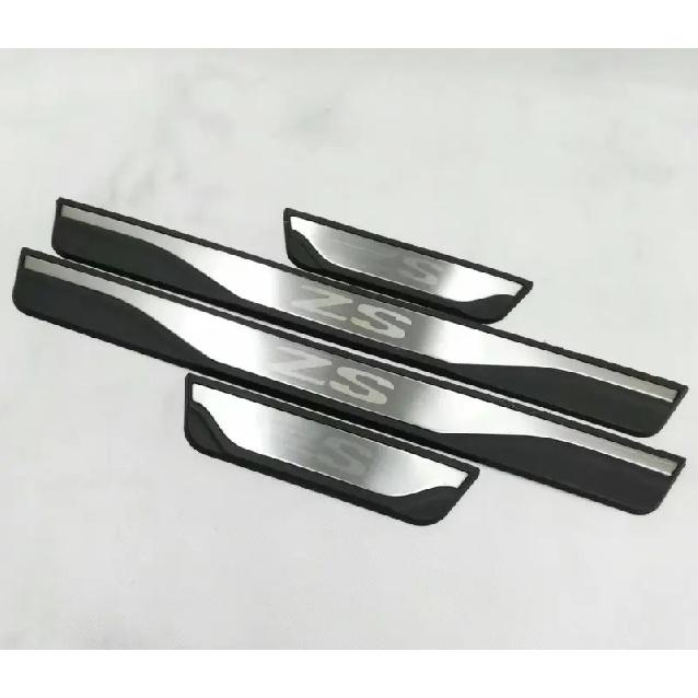 For MG ZS 2017 2018 2024 Door Sill Kick Scuff Plate Protector Guard Pedal Cover Car Styling Accessories
