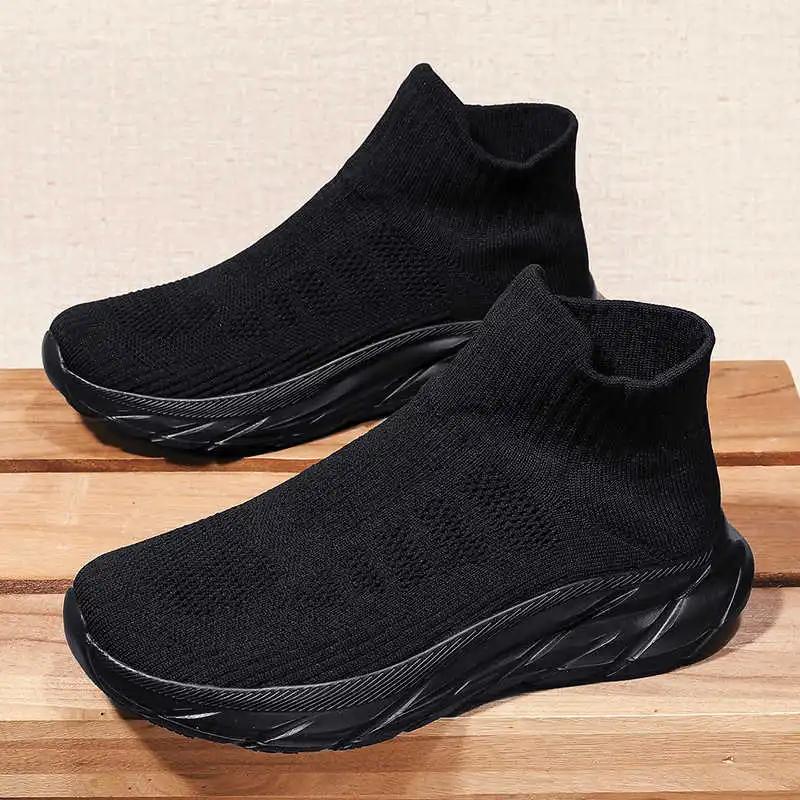 Fashion Lace-free Without Heel Casual Sneakers For Men Walking Ventilation Shoes Men Trainer Sports New Style Style Training Teniz