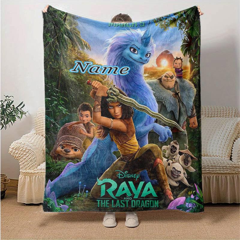Custom 1pc Magical Family Portrait Blanket, Soft And Comfortable Blanket, Casual Warm, Camping Travel Blanket, Birthday Gift Q910223