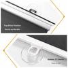 Cordless Retractable Roller Shades Black Home Office Windows Sunshade Thermal Blinds Without Drilling Blackout Curtain