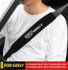Suede Car Seat Belt Cover Shoulder Protector Pad For Geely Coolray Geometry C GX3 Emgrand EC7 Panda Tugella Binray EX2 EX5