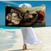 Gladiator Helmet Fashion Beach Towel: Ideal for Summer Adventures Soft, absorbent and quick drying suitable for swimming and bathing