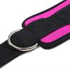 1pcs Double D-Ring Ankle Straps for Gym Workouts Glutes Legs Strength Foot Support Ankle Protector Padded for Kickbacks