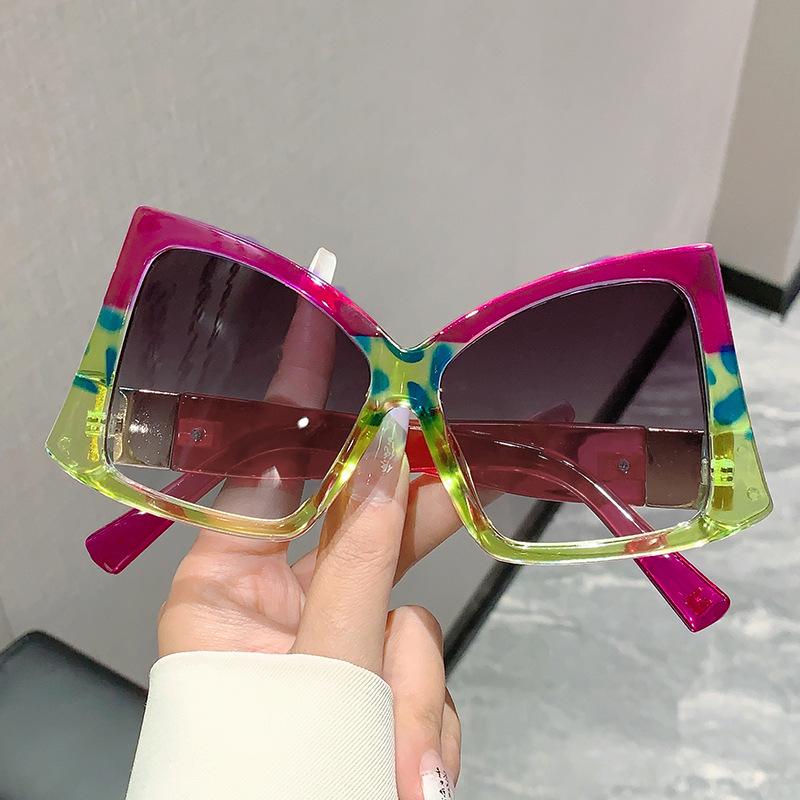 Big Frame Luxury Brand Designer Butterfly Sunglasses Women For Female Fashion Vintage Sun Glasses Punk Shades Travel Eyeglasses