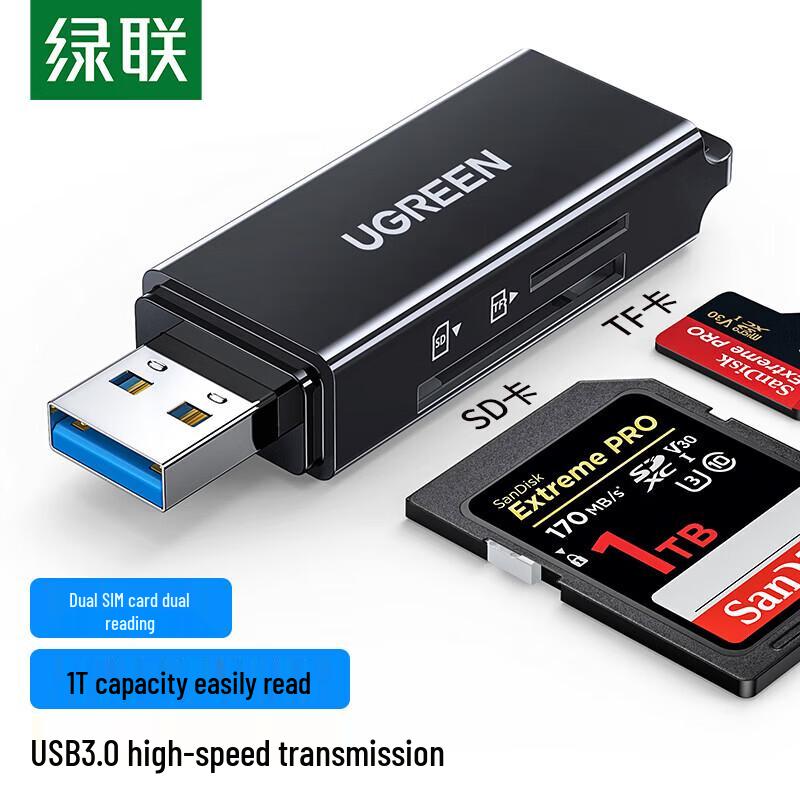 UGREEN USB 3.0 SD/TF Card Reader