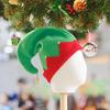 Noel Elf Şapka Yetişkin Çocuklar Renk Eşleştirme Şenlikli Yeni Yıl Noel Partisi Fotoğraf Prop Küçük Çan Kolye Kış Kap
