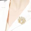 Bo Xin Yun Crystal Spider Brooch: Rotatable, Cute Korean Fashion Jacket Accessory Pin