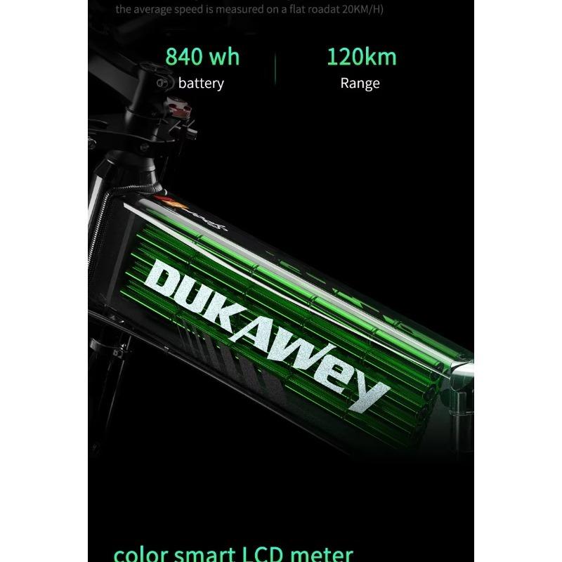 LANKELEISI BST-6 2000W Dvoumotorové E-kolo, 48V 17,5Ah Baterie, 26x4.0 Tlusté Pneumatiky, Plné Odpružení, Dojezd 120KM