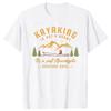 Kayaking Lover My Heartbeat Is A Kayak Vintage Color T Shirt for Men New Tops Tees  Male T Shirt Simple Style Short Sleeve