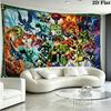 ben 10 Wall Tapestry Aesthetic Wall Hanging Printed Fabric Blanket Decorative Tapestries for Bedroom Living Room Home Decor