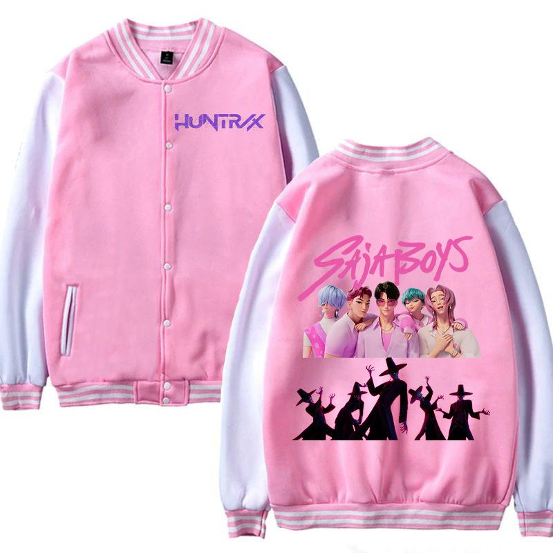 European and American trend witch hunting group Korean version casual hoodie women's plus size baseball jacket autumn and winter coat 5991