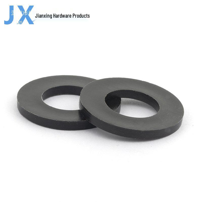 White Wear-Resistant Nylon Flat Washer Round Plastic Insulating Gasket M4-M20