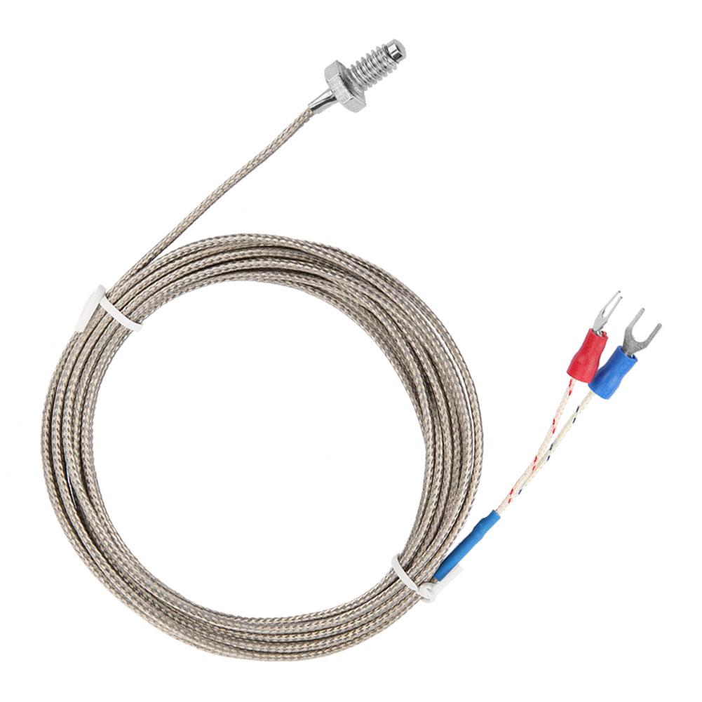 M6 BSW Schraubgewinde Temperaturmesssonde K-Typ Thermoelementkabel