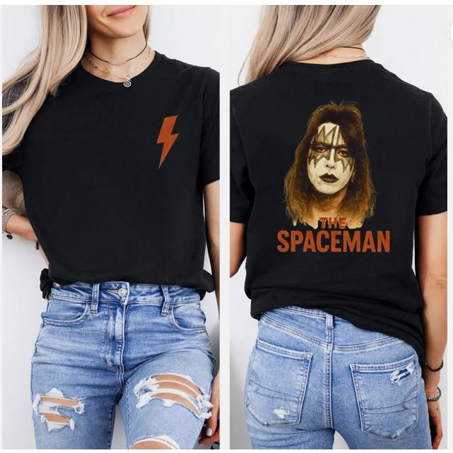 Ace Frehley The Spaceman Shirt, Vintage 90s Kiss Ace Frehley TShirt