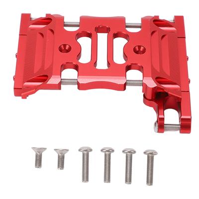 RC Car Center Gearbox Plate Aluminum Alloy Wear Resistant High Strength Light Gearbox Mount Base for Axial 1 10 Car