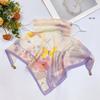 Potato buttercup yarn ice feeling breathable thin mask neck protection silk scarf cover the whole face mulberry spring summer sun protection shade spo