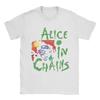 2026 New Bestselling Alice In Chains 1991 Tour Printed T-shirt, Unisex Cotton Loose Neutral Top T-Shirt