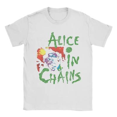 2026 New Bestselling Alice In Chains 1991 Tour Printed T-shirt, Unisex Cotton Loose Neutral Top T-Shirt