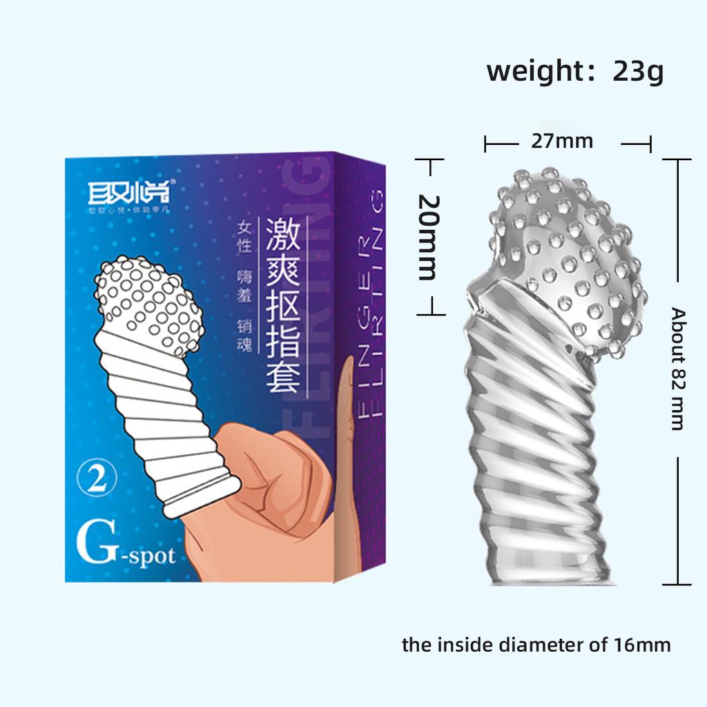 Fingerhülse Vibrator Massagegerät Sexuelle Handschuhe G-Punkt Klitoris Stimulieren Erwachsene Produkt Sexspielzeug Orgasmus Für Frauen Erotische Accessoires