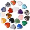 20mm Rosenquarz Herzförmiges Lila Kristall-Ornament - Natürlicher Edelstein zur Heilung