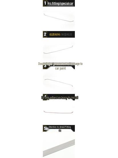 Zeekr 2021 ZEEKR 001 Stainless Steel Rear Bumper Trim Decorative Accessory