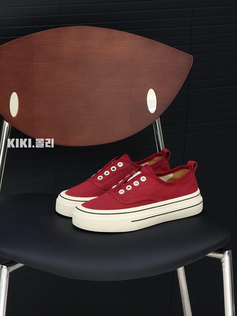 Platform European Version Canvas Shoes Women's Shoes 2025 New Versatile Casual Shoes Comfortable One-pedal Lazy Soft Baseplate Shoes Women