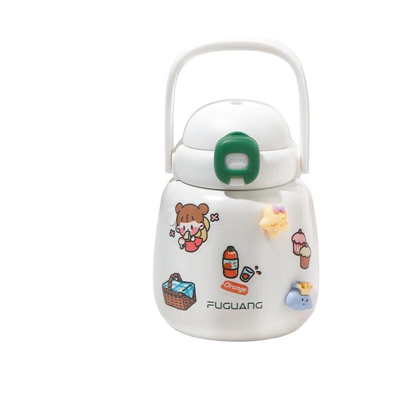 FUGUANG Kids Insulated Stainless Steel Straw Cup