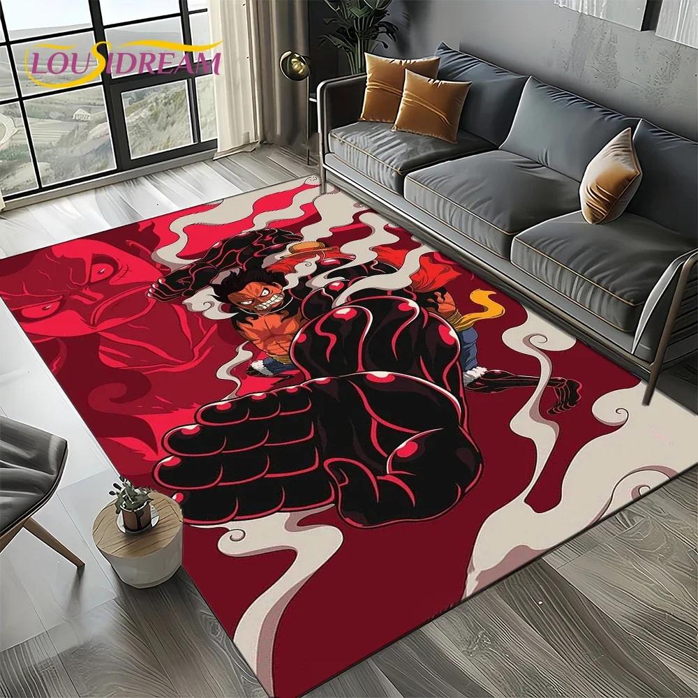 3D One PIECE-E Japan Anime Cartoon Carpet Rug for Living Room Bedroom Home Sofa Decoration,Kids Play Area Rug Non-slip Floor Mat