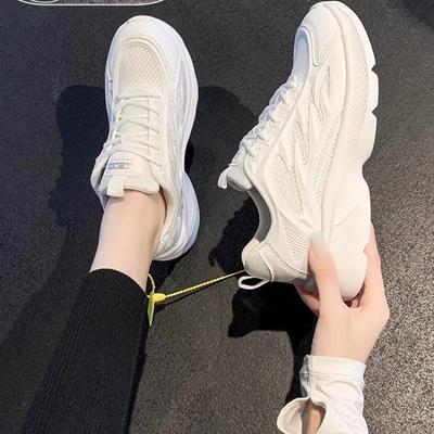 Laufschuhe Damen Studentin neu trendig Sommer Damenschuhe Frühling und Sommer leichtgewichtige weiche Sohle Stoßdämpfung bequeme Sportschuhe Damen