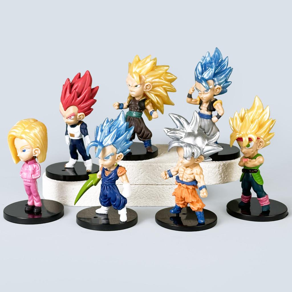 Dragon Ball Super Saiyan Goku And Vegeta Pvc Figure Set With Collectible Display For Anime Fans