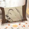 Minimalist Grass Pattern Pillowcase Suitable For Sofa Bedroom Car Pillow Cover Cushion Rectangular Back Cushion