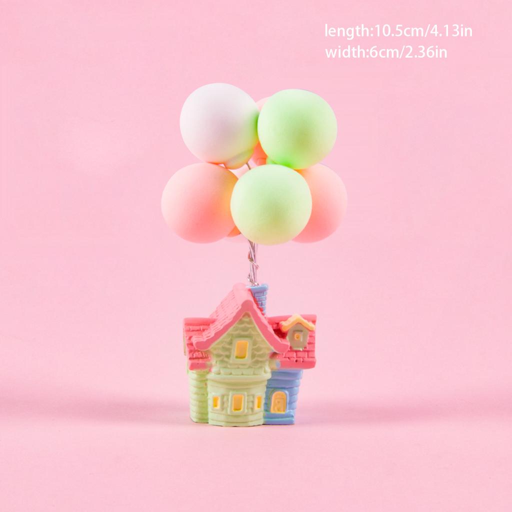 Unicorn Cake Topper Rainbow Cloud Balloon Cupcake Topper Kids Birthday Cake Flags Decor Baby Shower Girl Favors Cake Decorating