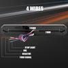 Truck Trailer 3 In 1 LED Tail Brake Light 12V 24V Car Motorcycle ATV LED Taillights Amber Turn Signal Lamp DRL Stop Flash Lights