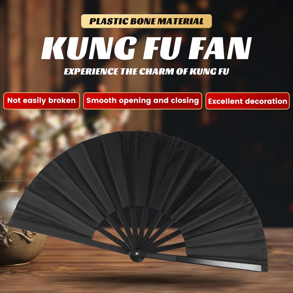 2 Pcs Retro Style Hand Folding Fan Tough Exquisite Craft Gift Home Decoration Ornament for Men and Women Dancing Hand Fan